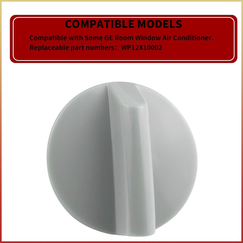 2 Pcs WP12X10002 Air Conditioner Control Knob Replacement Part - Plastic