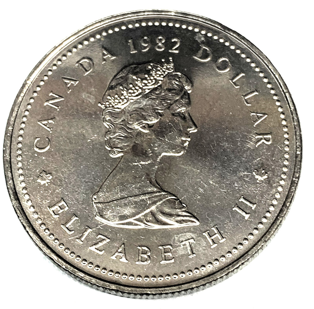 # C7466 CANADA COIN, ONE DOLLAR 1982 UNC