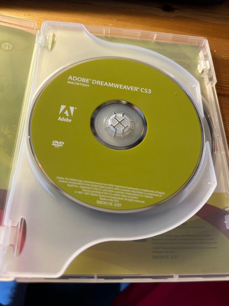 Adobe Dreamweaver CS3 With Serial Number For PowerPC Mac Upgrade Version