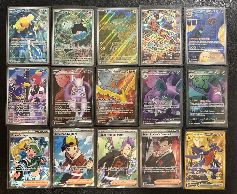 Pokémon Destined Rivals Partial Complete Master Set /w PC Stamp & Pre Release