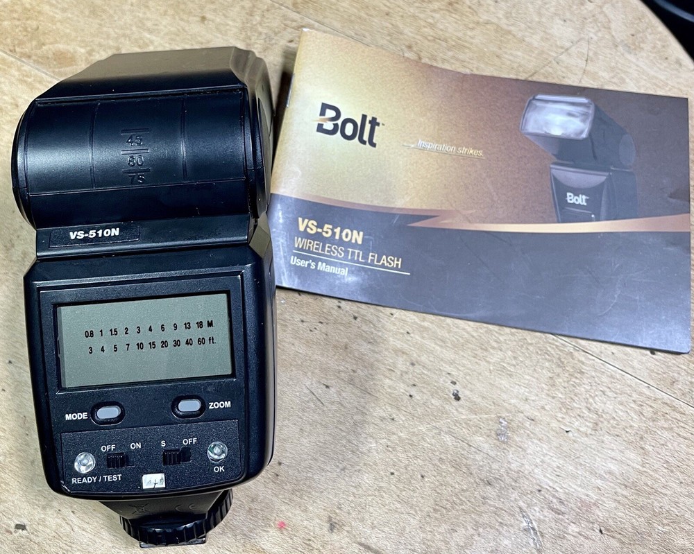 Bolt VS-510N Wireless TTL Flash