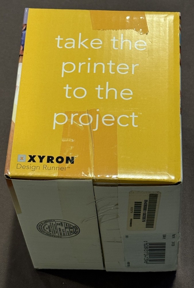New Xyron 24139 Design Runner Handheld Cordless Printer