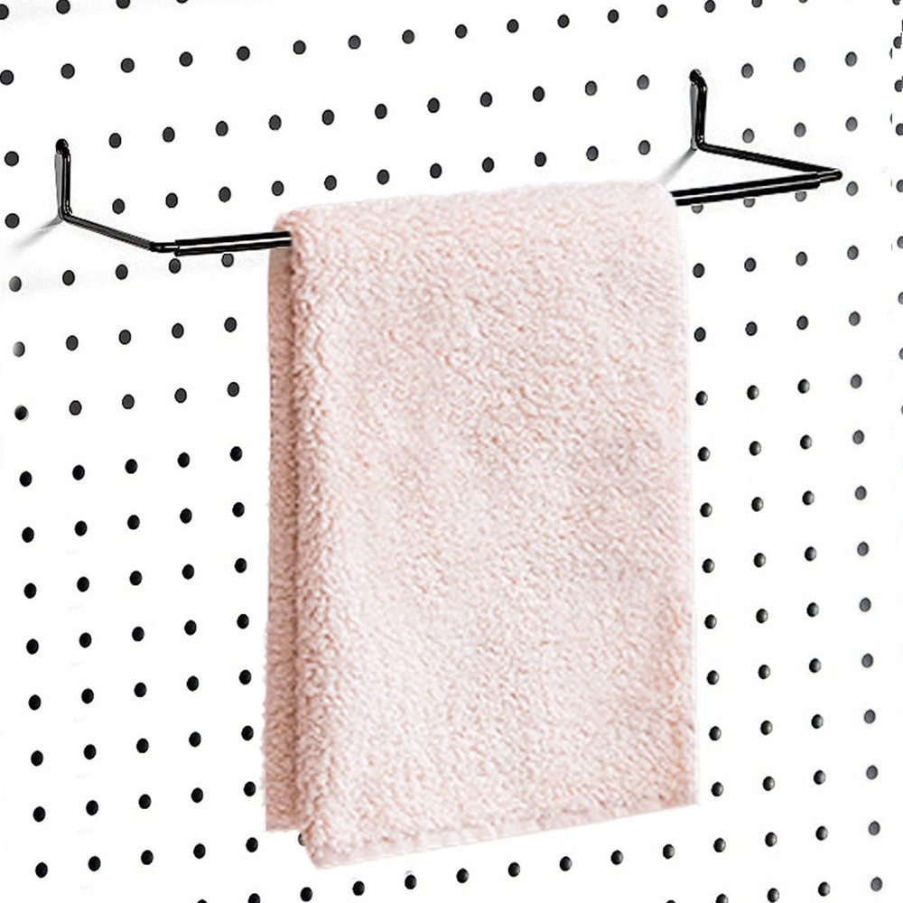 2 Pack Pegboard Towel Holder for Kitchen Workshop Garage Pegboard Accessories