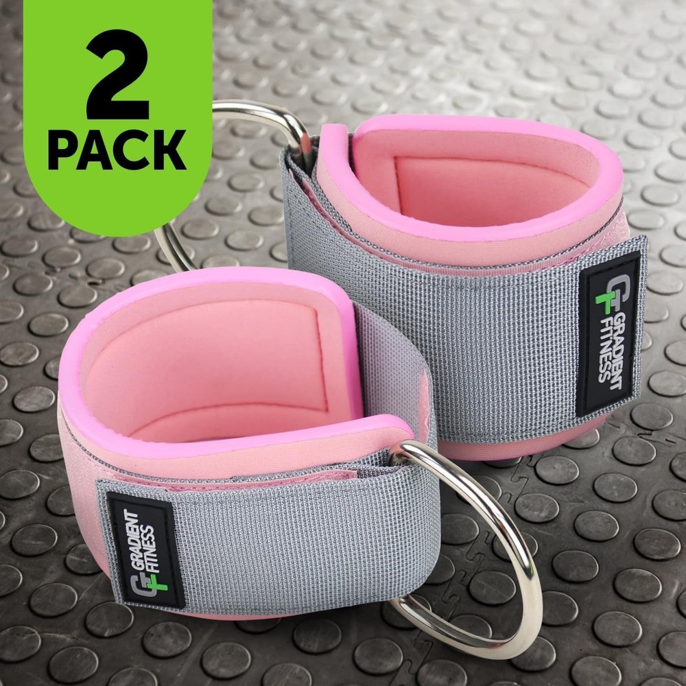 Ankle Straps 2 Pack | Ankle Strap for Cable Machine, Ankle Bands for Working ...