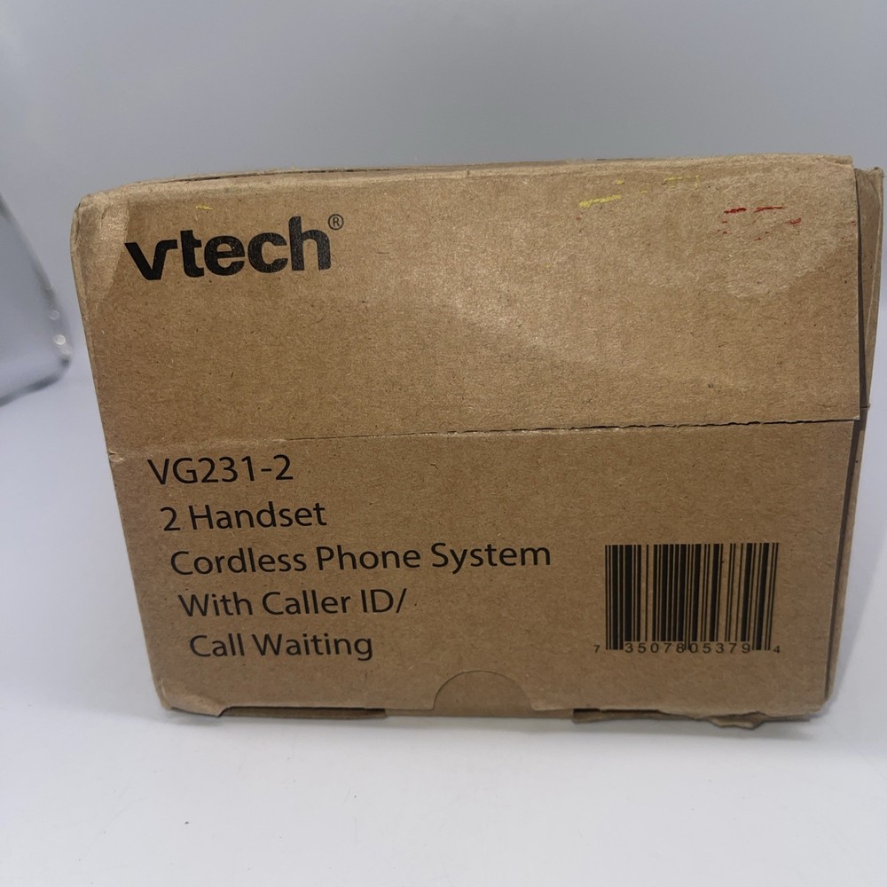 VTech VG231-2 Cordless Phone with Full Duplex Speakerphone & ECO Mode | AR