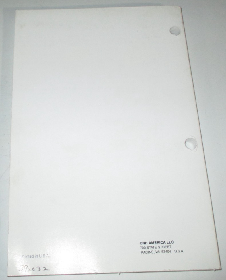*Case IH 1020 Grain Header Operators/Maintenance Manual 87520540 ORIGINAL! 2006