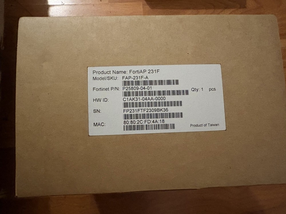 Fortinet FortiAP-231F