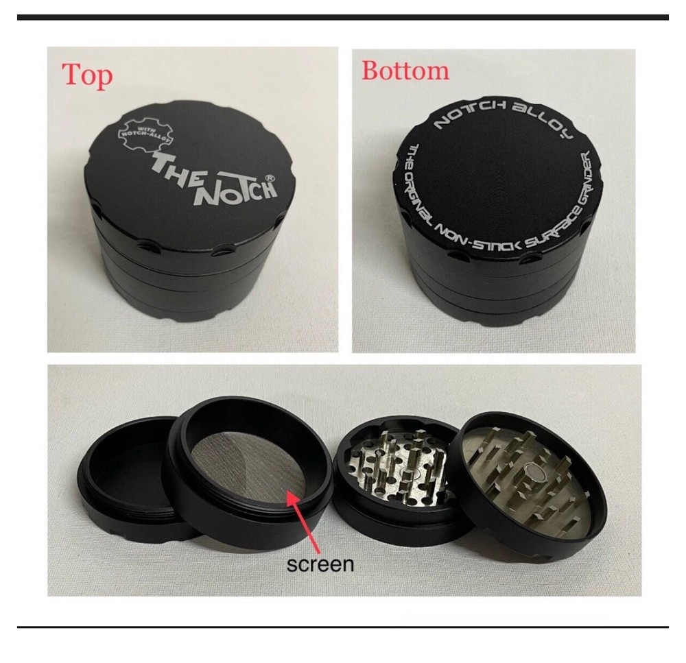 3’’ - 4pc - The Notch Grinders - in 9 colors