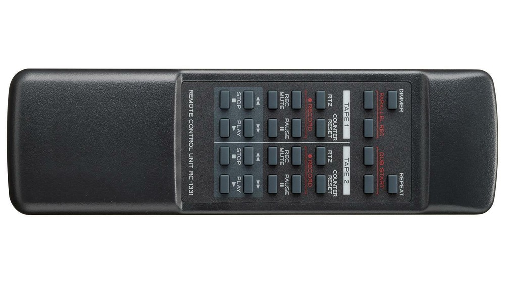 TEAC W-1200 - Double Cassette Deck - Black