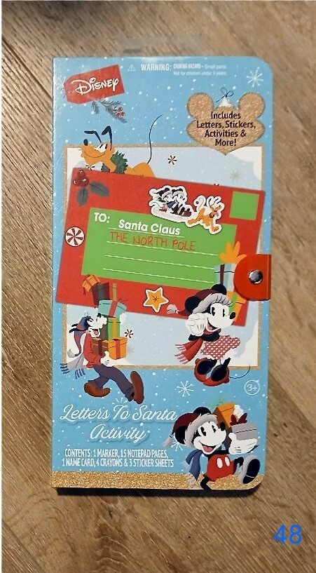 Disney Letters to Santa - Activity Set - New