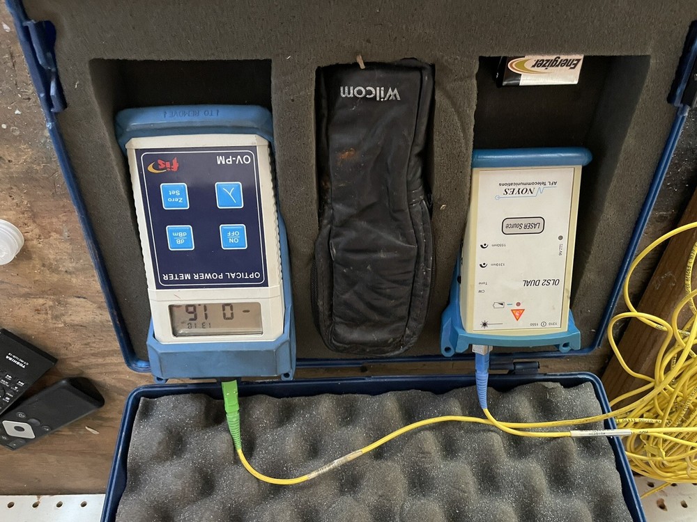 fiber optic traffic identifier, Optical power meter and Optical Light source