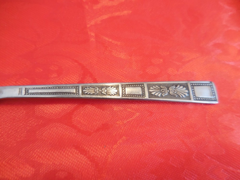 SILVER LEAVES Pattern Lifetime Stainless 3 Piece Serving Set E5A