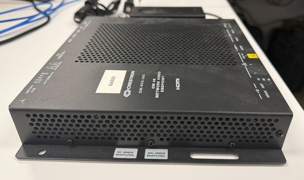 Crestron DM-NVX-350 DM 4K HDMI Network Video Endpoint Encoder Decoder With Power