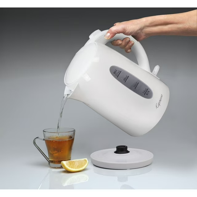 CAPRESSO ELECTRIC WATER KETTLE 1.7L, WHITE *DISTRESSED PKG