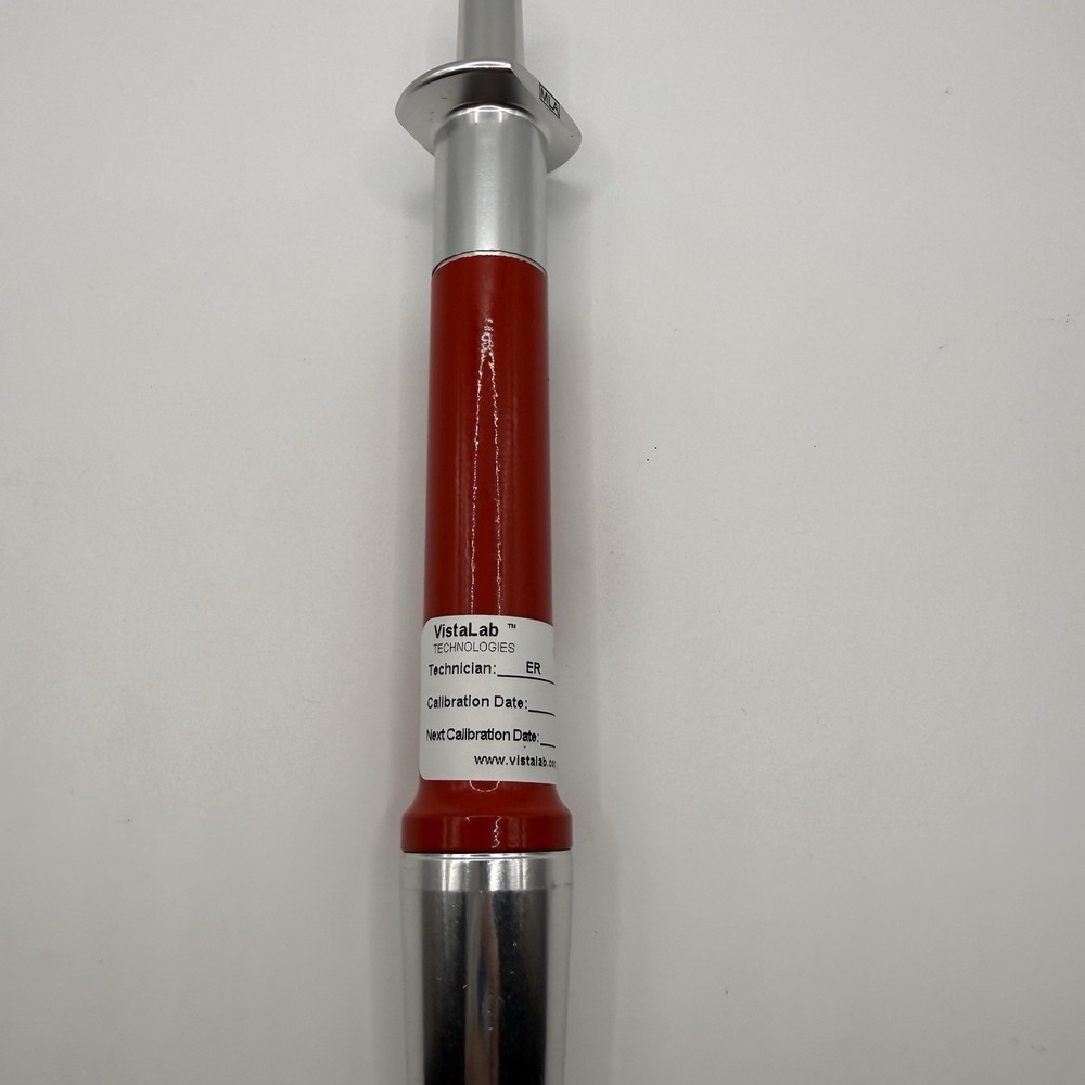 VistaLab MLA Macro Precision Pipettes 2mL Fixed Volume 2000µL Red ISO Calibrated