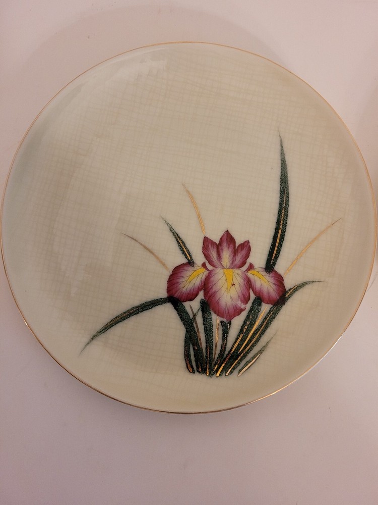 Gem China 2 Bread/Dessert Plates 6 1/2" Iris Japan