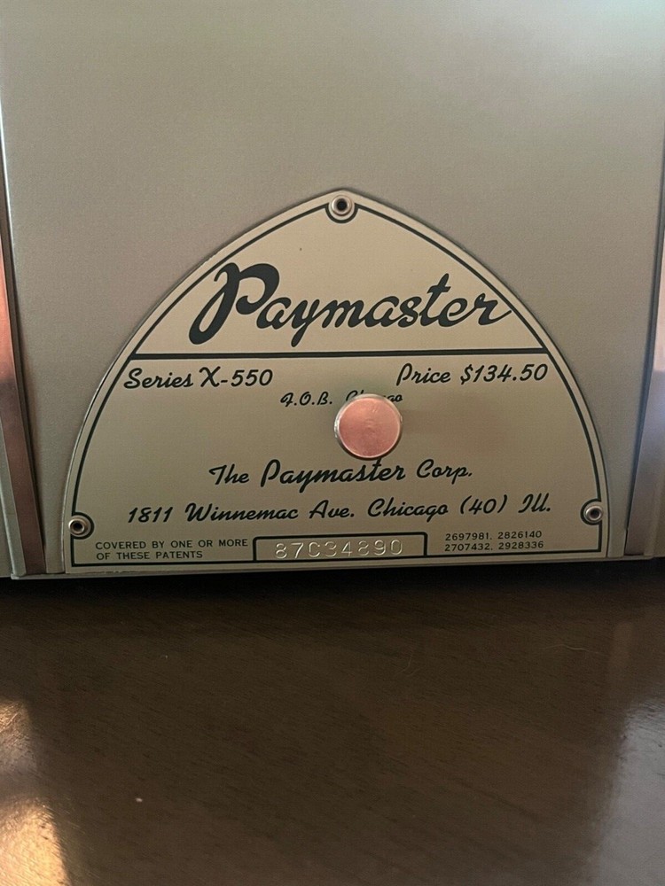 Paymaster Series x-500 *Great condition*