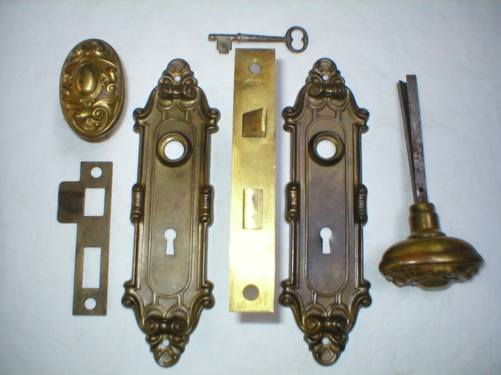 Antique Victorian Era Door Hardware