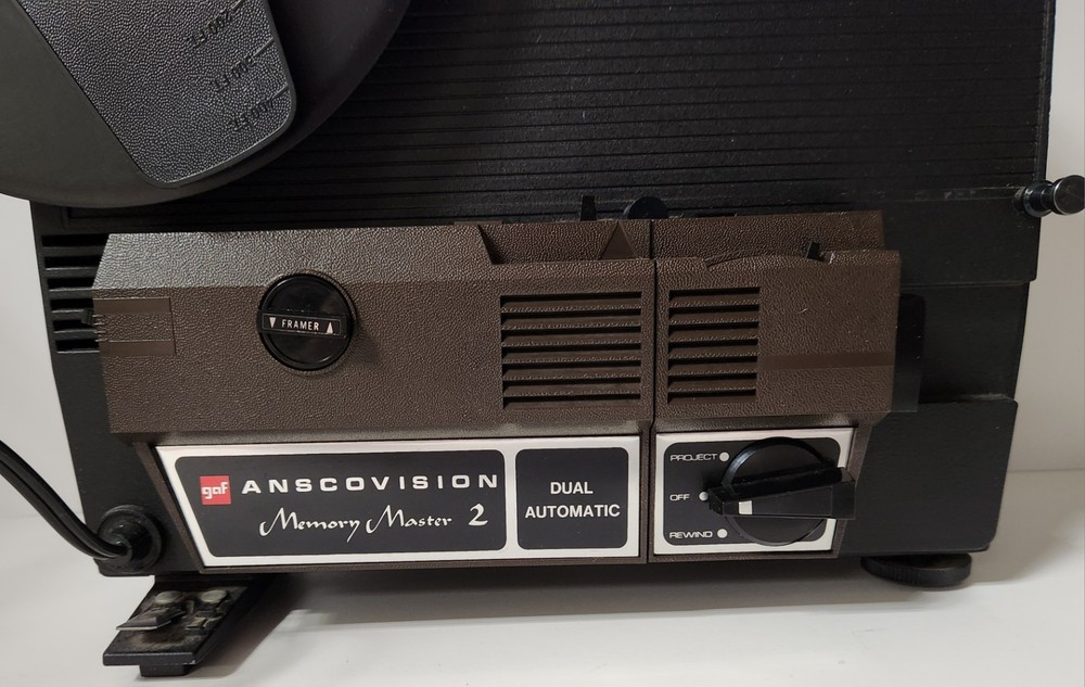 Gaf Anscovision Memory Master 2 8mm Projector (Model 438-M2)