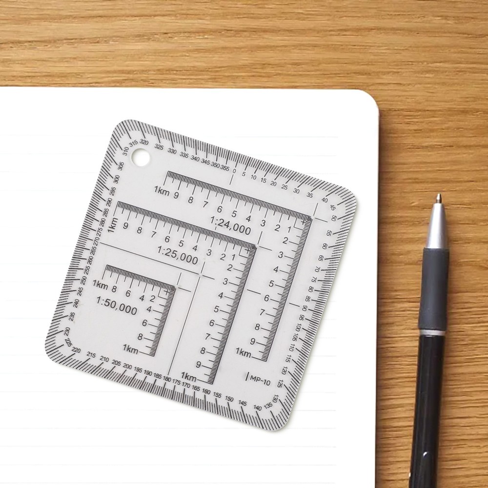 7cm Multi Coordinate Ruler for Practical Use in Engineering and Geography