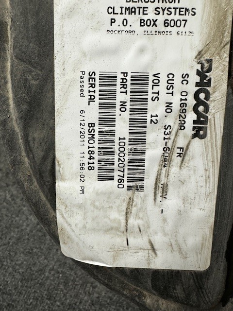 PETERBILT S31-6044 HVAC UNIT ASSEMBLY-CAB