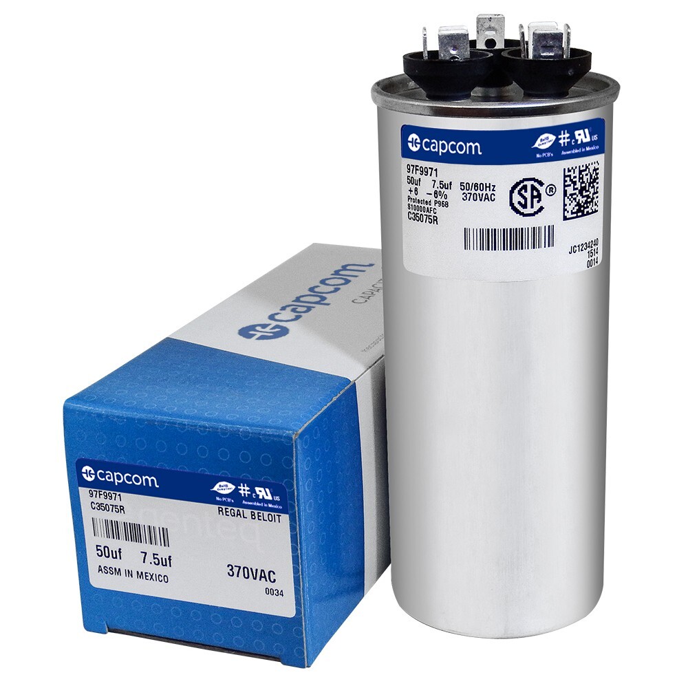 50+7.5 MFD x 370 Run Capacitor # 97F9971
