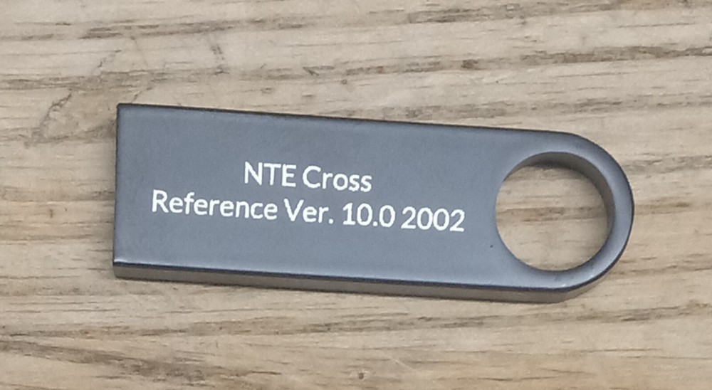 NTE Software Quick Cross Electronic Cross Reference 2002 USB drive Version 10.0