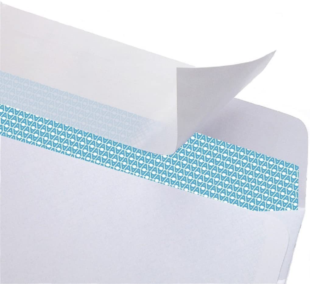 #10 Single Left Window Self-Seal Security Tinted Envelopes, 4-1/8 X 9-1/2"