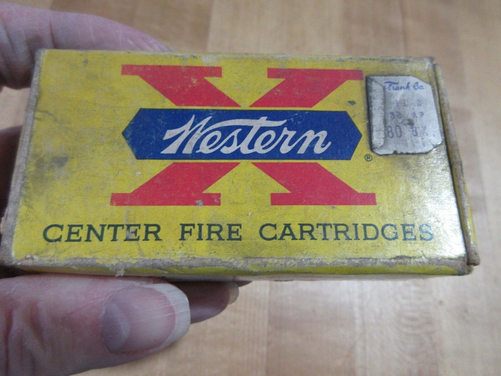 Empty Ammo Box Western X 32 automatic with insert (w17) # 107
