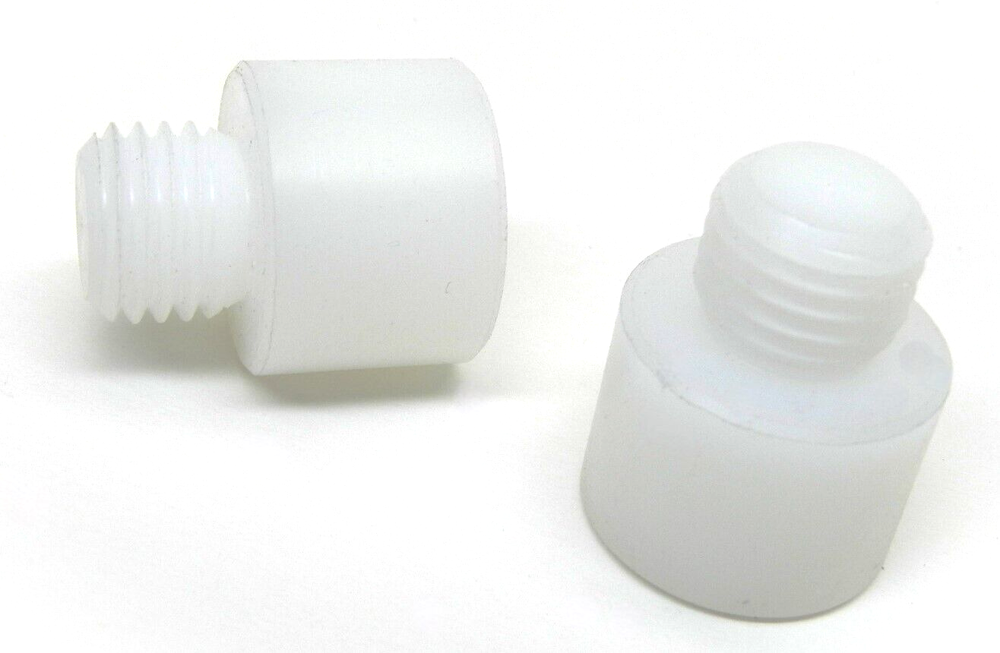 Nylon Hammer 1" Head Dual Face Plastic Mallet Ash Handle with 2 Additional Faces