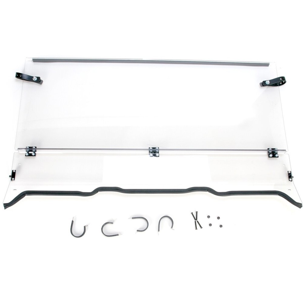 Moose Clear Full Folding Utility Windshield - 2317-0188