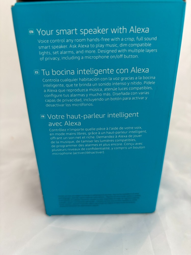 AMAZON ECHO POP SPEAKER ~ C2H4R9 ~ Black, New Open Box