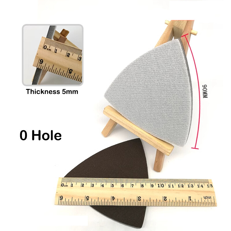 Triangle Sandpaper Hook and Loop Oscillating Tool Wet/Dry 300-2000 Mixed Grit