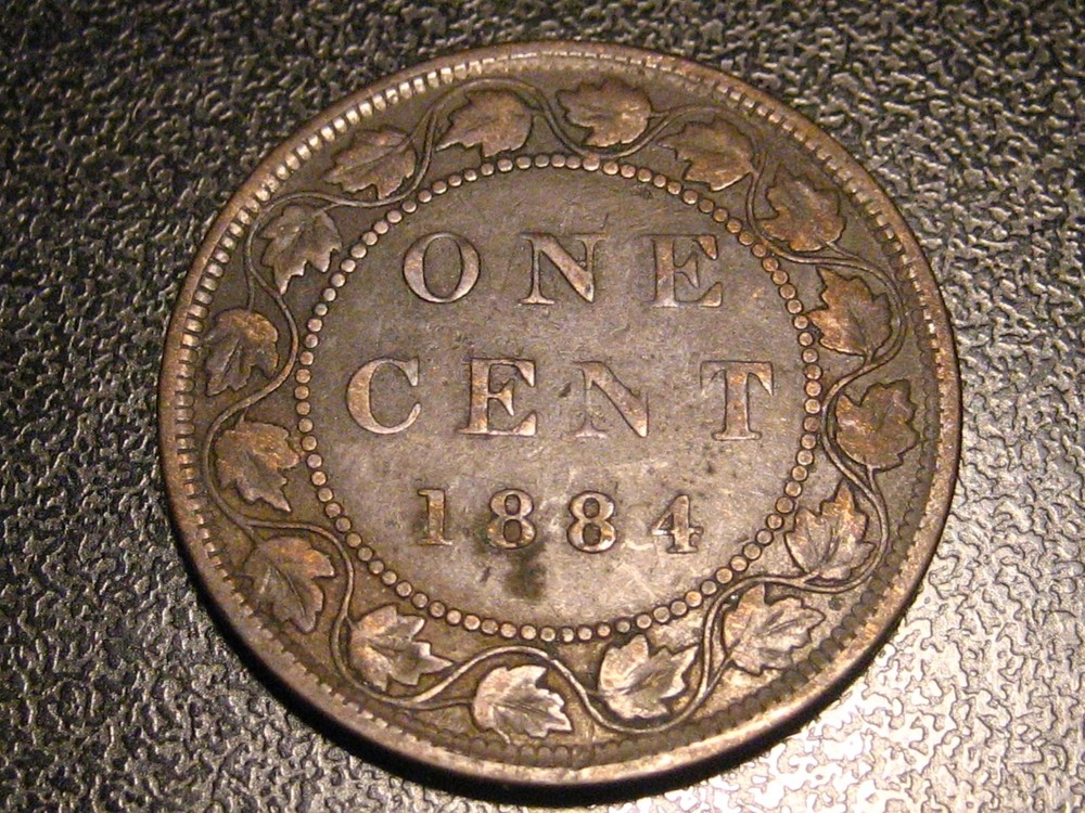 1884 Canadian Large Cent