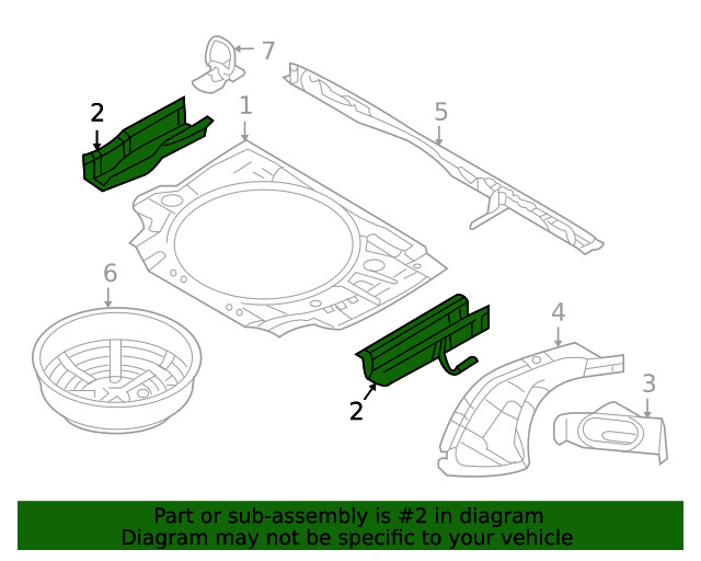 Genuine GM Rail Assembly 94710594
