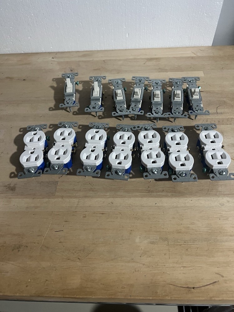 Electronic Outlets And Single Switch (7) each.