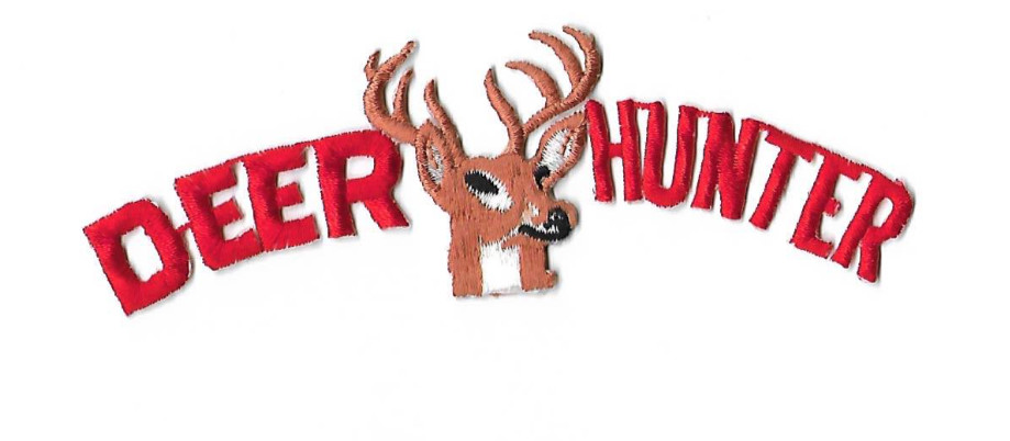 NEW DEER HUNTER PATCH IRON ON or SEW ON HUNTING