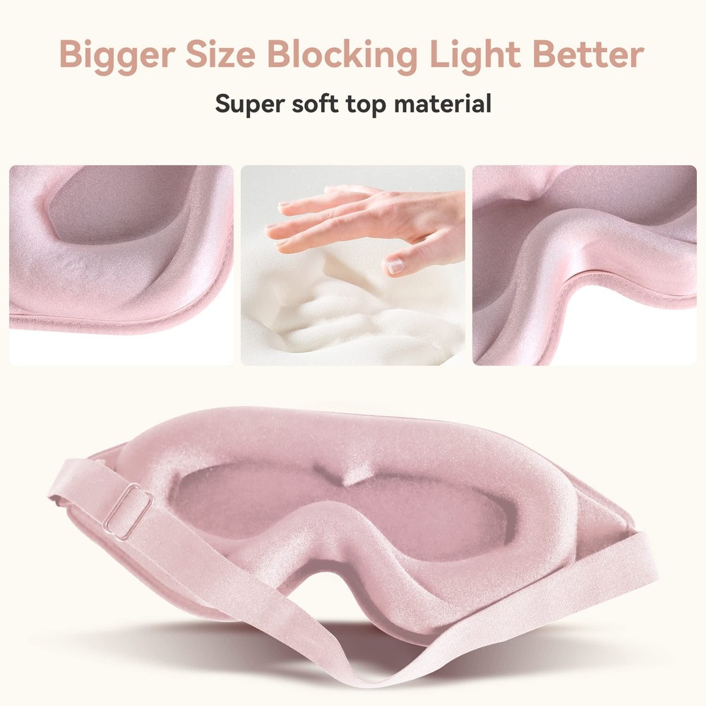 3D Deep Contoured Sleeping Eye Mask