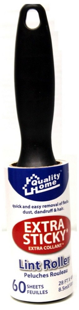 QUALITY HOME EXTRA STICKY LINT ROLLER  70 Sheets * 2 Pcs