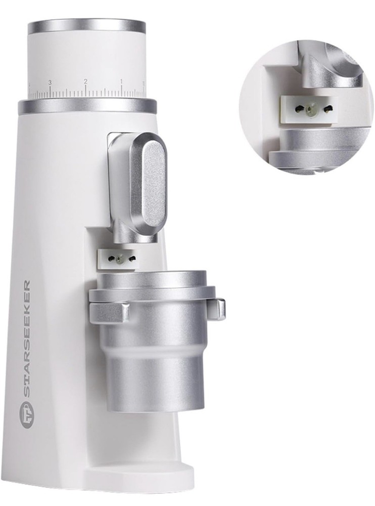 Starseeker  EDGE Plasma Electric Coffee Grinder Aluminum Automatic Adjustable.