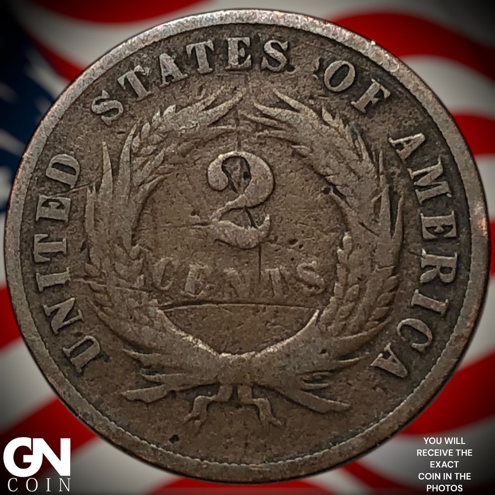 1870 2 Cent Piece Z5533