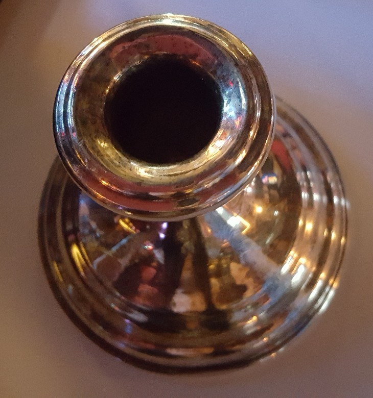 F B Rogers Silverplate Japan Candle Holder