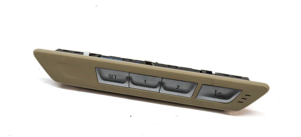 2016 BMW 750i G11 REAR LEFT DRIVER SIDE SEAT MEMORY SWITCH BUTTON PANEL (BEIGE)