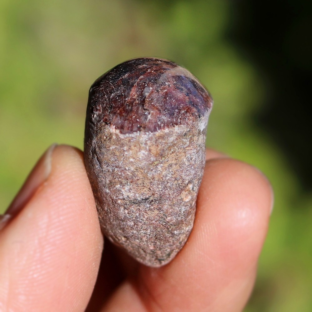 Fluorescent "Star" Ruby, Red Corundum from India (RUB31)