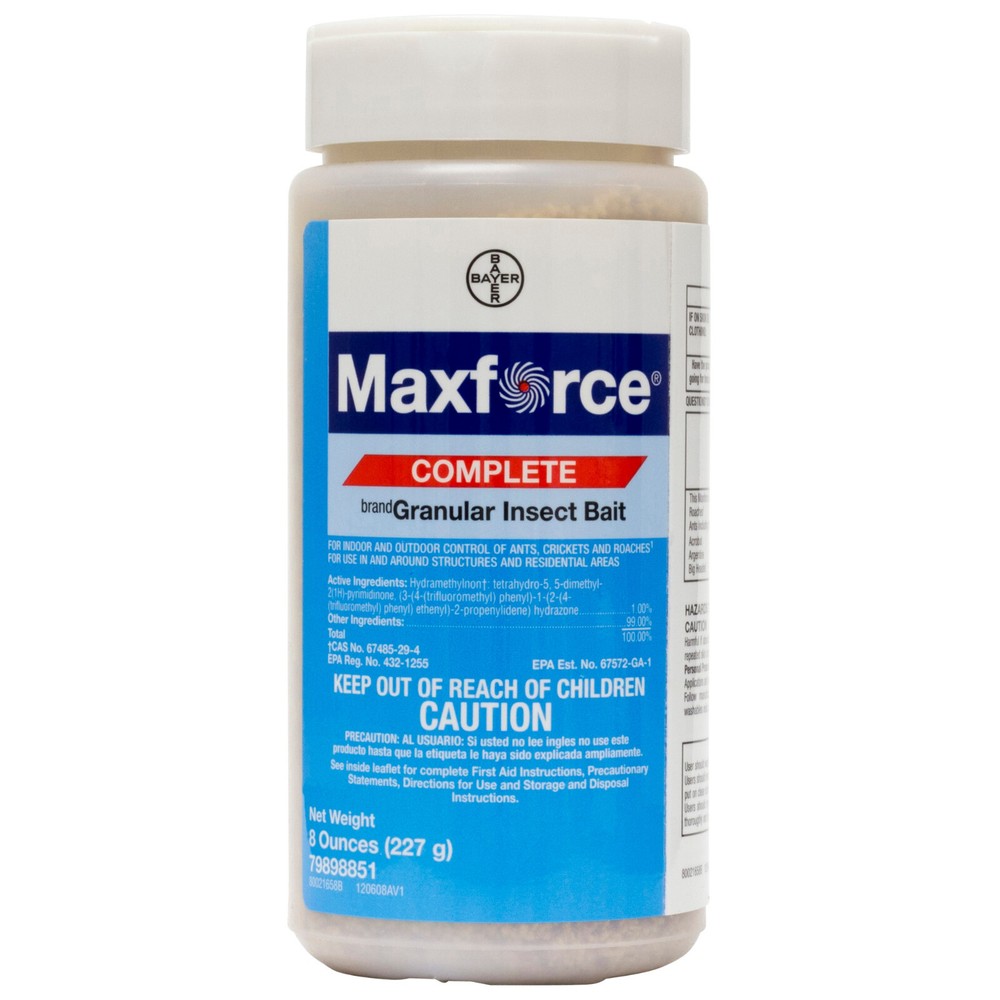 Maxforce Complete Insect Baiting Granules Ants Cockroaches Crickets - NOT FOR:CA