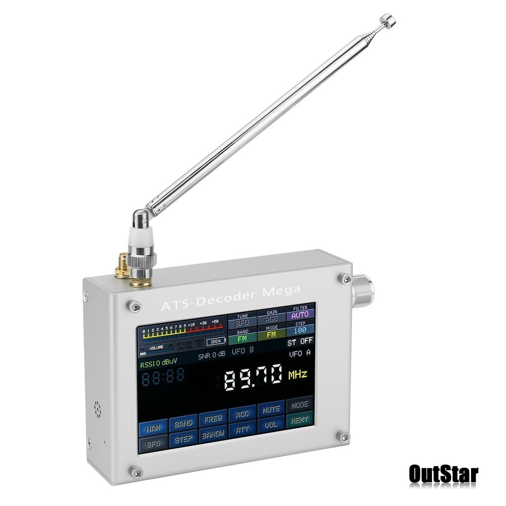 HAMGEEK ATS-Decoder Mega SDR Radio AM FM SYNC SSB CW DIGI Receiver Upgraded #sz