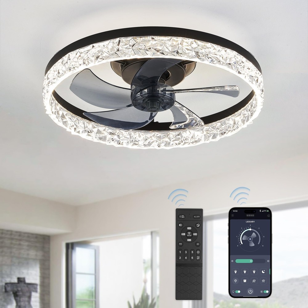 20 Modern Ceiling Fans With Lights And Remote Dimmable Low Profile Ceiling Fan