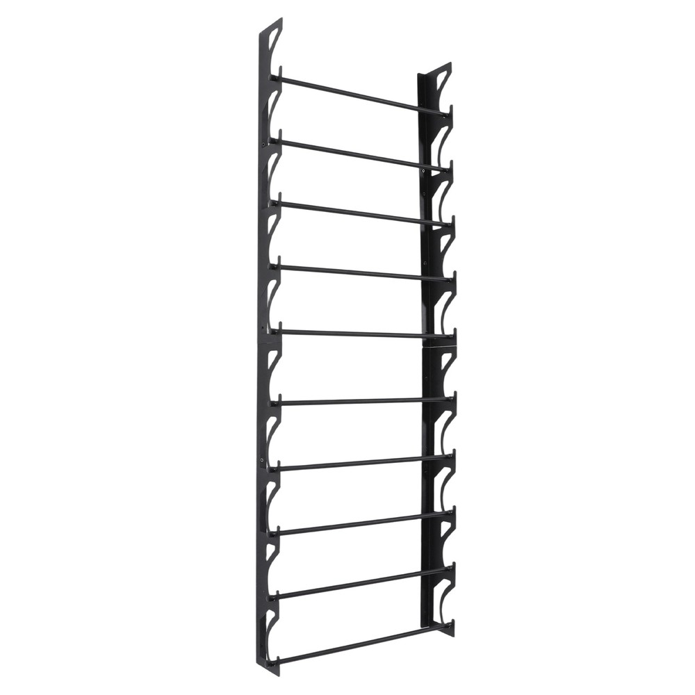 10 Tier Vinyl Roll Holder Wall Mounted W/ Adjustable Brackets For Craft Workshop
