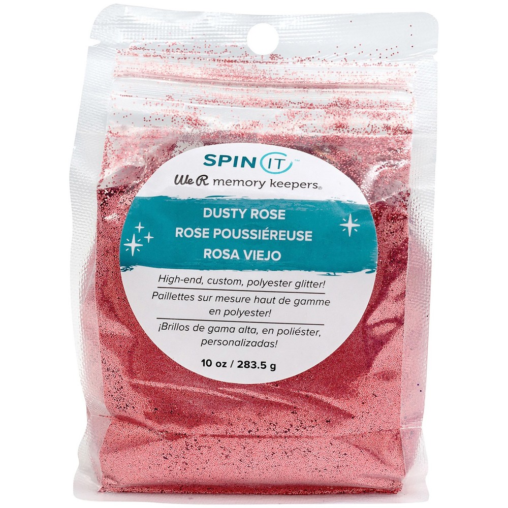 We R Spin It Fine Glitter 10oz-Dusty Rose
