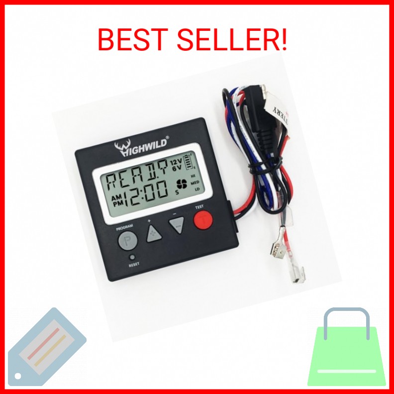 Highwild 6V/12V Universal Game Feeder Digital Timer